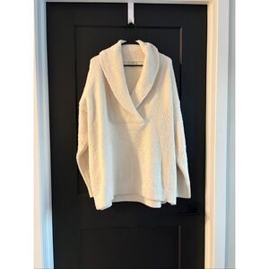Barefoot Dream Cozy Chic Knit Cream Pullover Size XXL